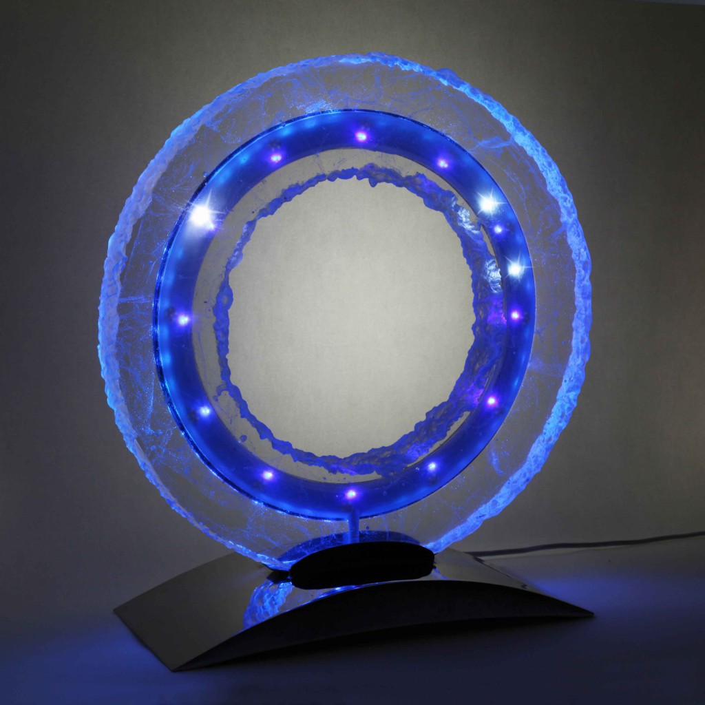 Alainpers blue ring clock