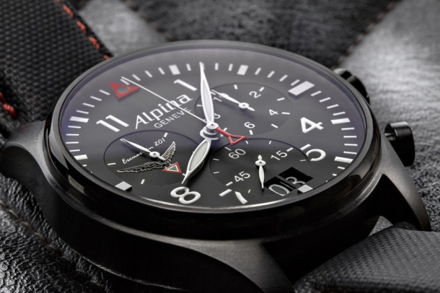 Startimer Pilot Chronograph Big Date « Escuadrón 201 » Alpina