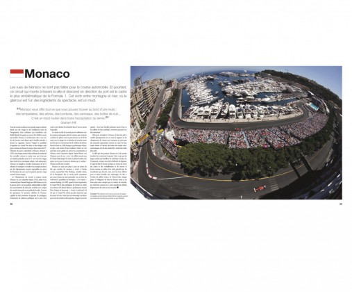 Formule 1 Circuits vus du ciels, par Bruce Jones, aux Editions Art & Images - extrait