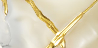 Lalique bougie "Océans Edition or"