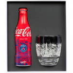 Coca Cola PSG édition collector COFFRET ROUGE OUVERT