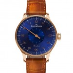 meistersinger circularis 18 carats cadran bleu