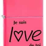 Neon pink matte lighter