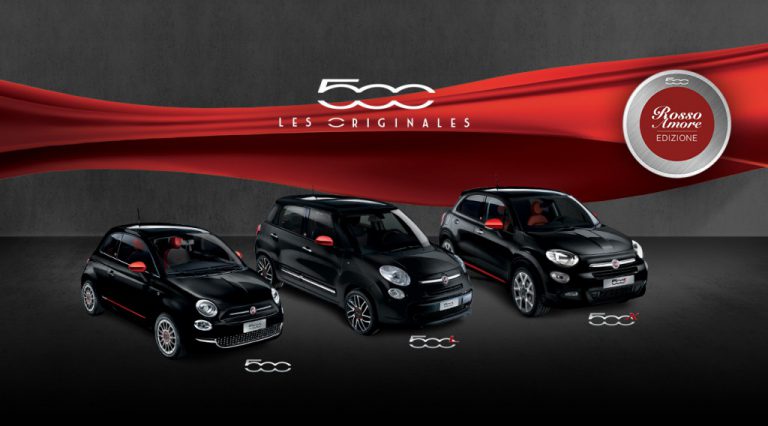 Fiat 500 Séries limitées « Rosso Amore Edizione »