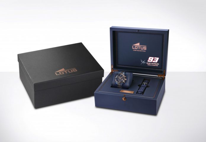 Édition limitée Lotus watches de la collection Marc Marquez