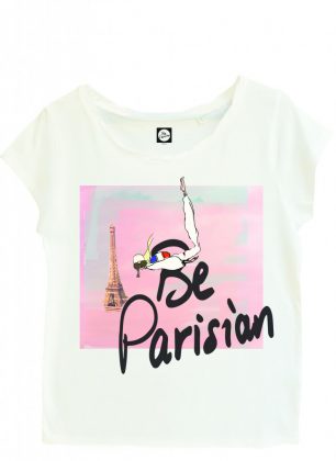 T-shirt blanc 2 Be Parisian Le Bon Marché