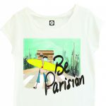 TSHIRT BLANC_BE PARISIAN_LBM PARIS_SURF ELYSEES