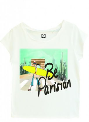 T-shirt blanc 3 Be Parisian Le Bon Marché