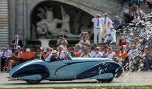 Delahaye 135M cabriolet Figoni et Falaschi de 1937 - Chantilly 2014