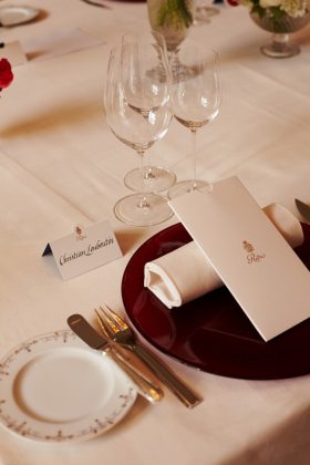 Jaeger LeCoultre et Christian Louboutin dîner au Ritz