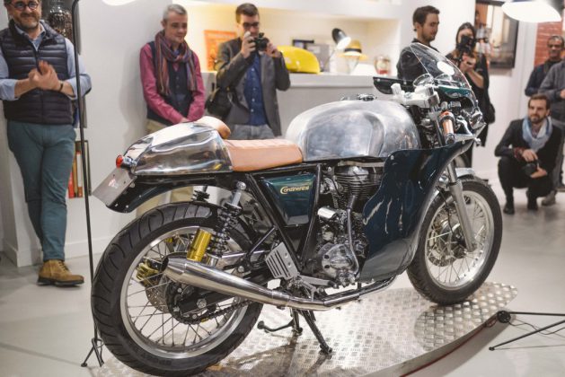 Tendance Roadster présente sa dernière création : la Royal Enfield Continental Circus.