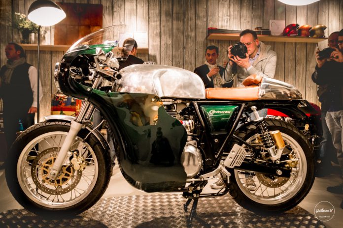 Tendance Roadster présente sa dernière création : la Royal Enfield Continental Circus.