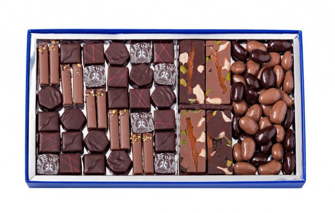 La Maison du Chocolat -Coffret T3 ouvert - 74€