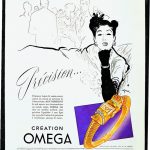 OMEGA French advertisement from 1946_illustrated by Rene Gruau
