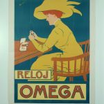 Poster Reloj Omega_circa 1900