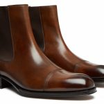 TOM FORD Edgar Burnished-Leather Cap-Toe Chelsea Boots (2)