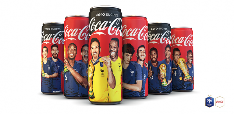 Canettes coca-cola équipe-de-france-coupe-du-monde-2018-champion