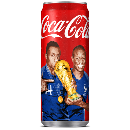 coca-cola-canette-champions-du-monde-équipe-de-france-2018 matuidi kanté