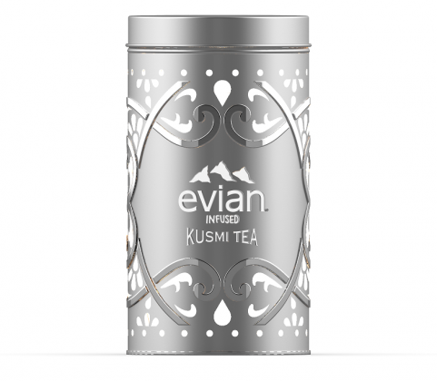 édition limitée evian infused x Kusmi