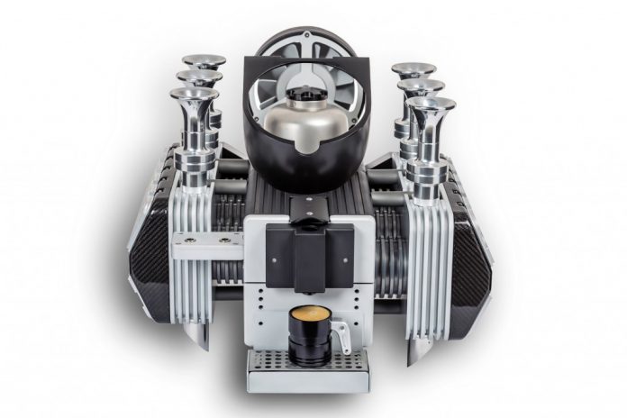 Super Veloce Porsche Engine Coffee Espresso Machine