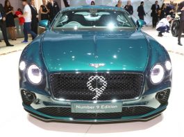 Edition limitée Bentley coupé Continental GT numéro 9