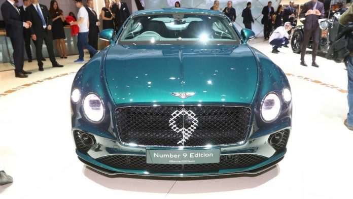 Edition limitée Bentley coupé Continental GT numéro 9