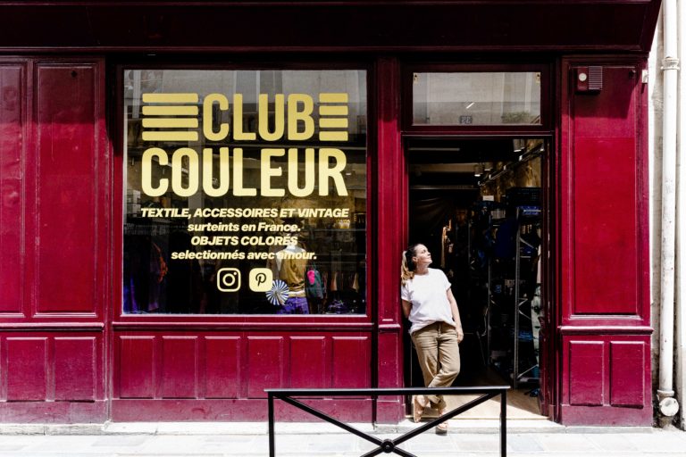 Devanture Pop-Up Store Club Couleur