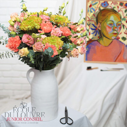 Bouquet la-finlandaise-sonia-delaunay-bouquet-tableau-aquarelle