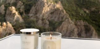 Bougie d'ambiance Linge de maison Geneviève Christophe