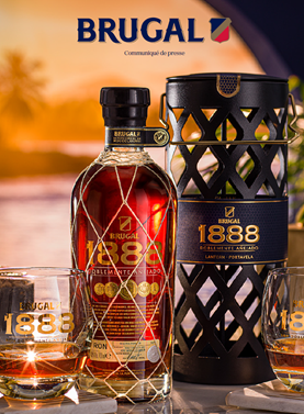 Coffret Rhum Brugal 1888